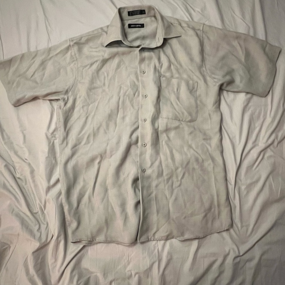 Pierre Cardin Grey Casual Button Down Shirt